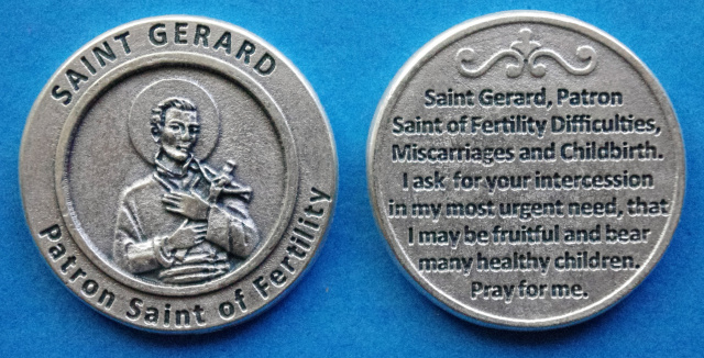 St. Gerard Healing Saint Token - Fertility